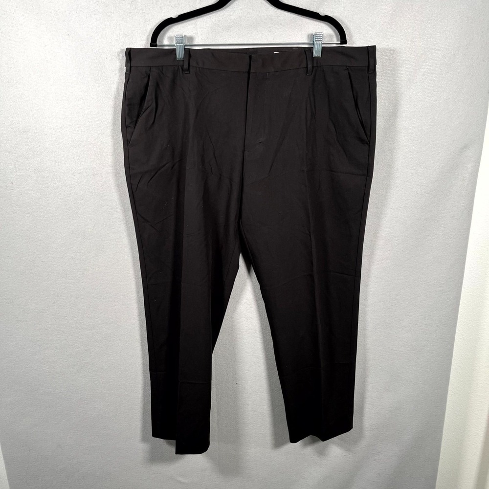 Van Heusen Eventemp Dress Pants Mens 40x30 Black Pockets Career Formal Business